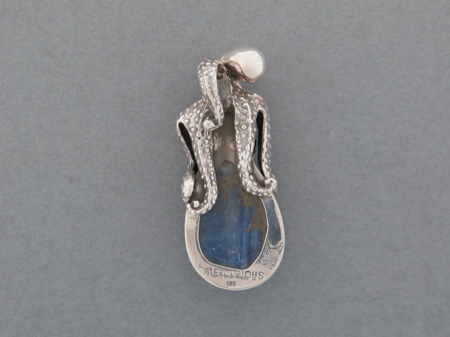 Sterling Kyanite Octopus - Click Image to Close