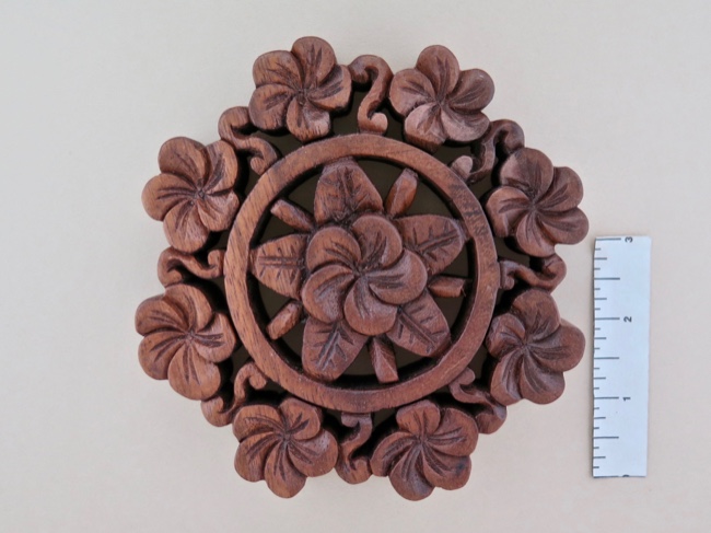 Flower of Life Handcarved Raintree Wood from Bali - Click Image to Close