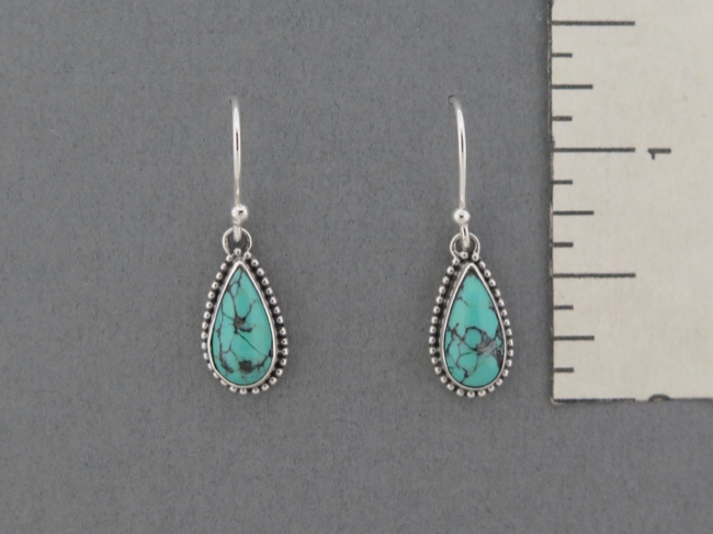 Turquoise Tear Dangles - Click Image to Close
