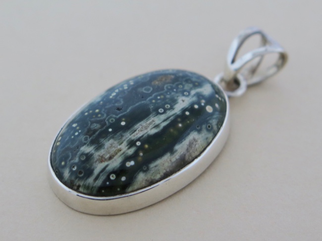 Ocean Jasper Oval - Click Image to Close