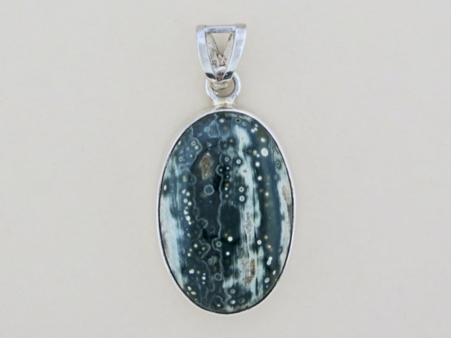 Ocean Jasper Oval - Click Image to Close