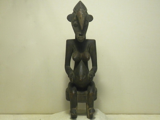 Senufo Ancestor Wooden Carving from Ivory Coast - Click Image to Close