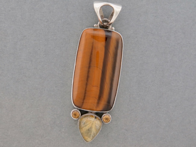 Tigers Eye Rectangle - Click Image to Close