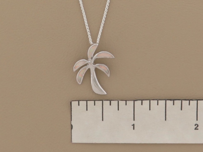 Opal Palm Necklace - Click Image to Close