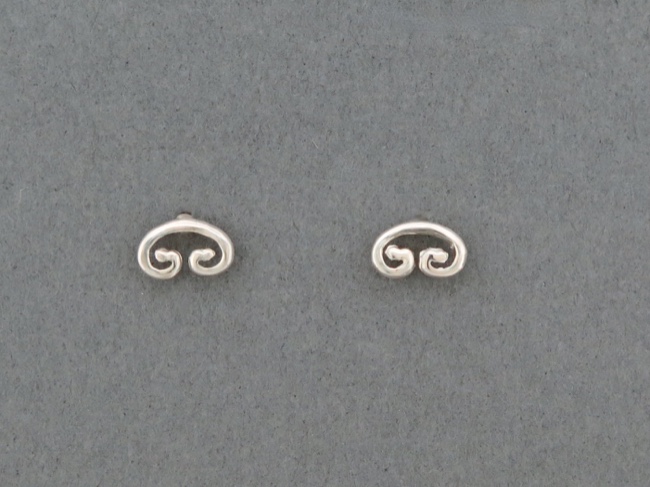 Petroglyph Post Earrings - Click Image to Close