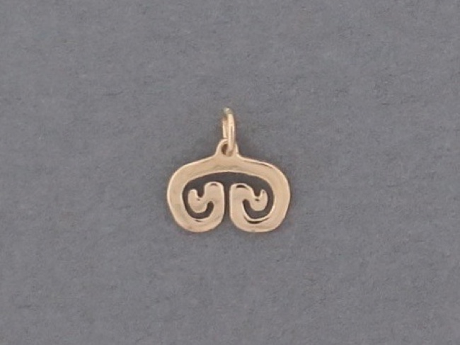 Petroglyph Pendant 14kt - Click Image to Close