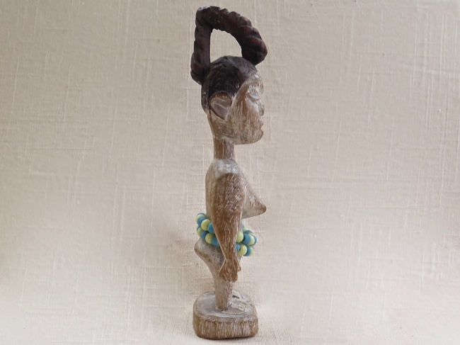 Ewe Tribe Togo Venavi Carved Doll for Protection - Click Image to Close