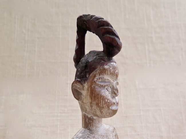 Ewe Tribe Togo Venavi Carved Doll for Protection - Click Image to Close