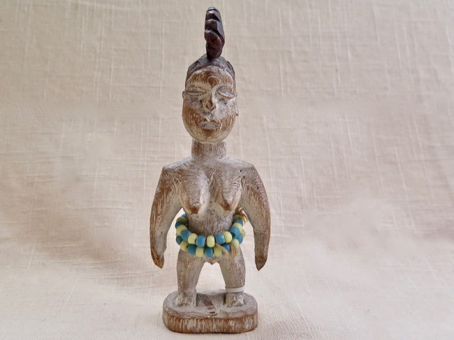 Ewe Tribe Togo Venavi Carved Doll for Protection - Click Image to Close