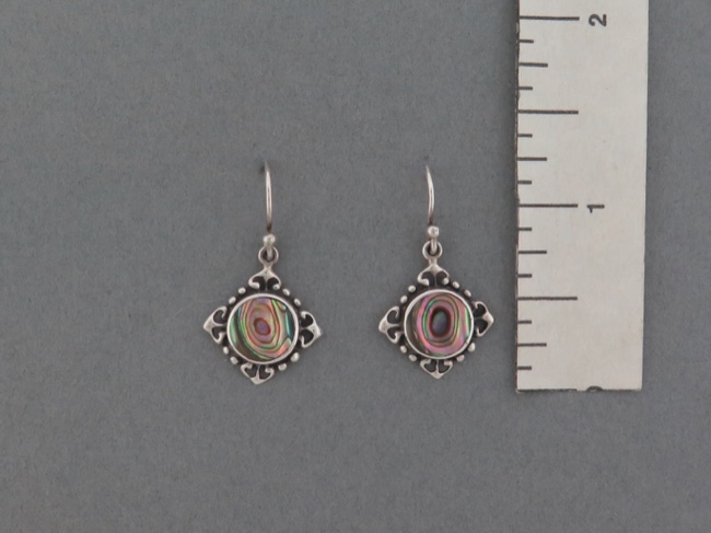 Ornate Abalone Dangle - Click Image to Close