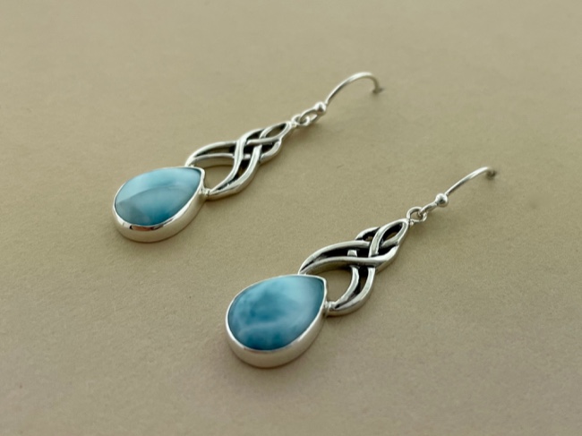 Larimar Dangle - Click Image to Close