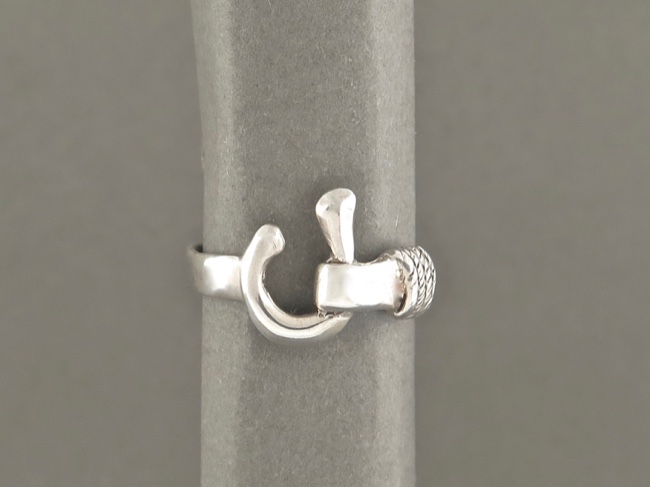 St John Hook Ring 3mm - Click Image to Close