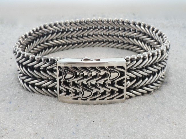 Sterling Chain Bracelet - Click Image to Close