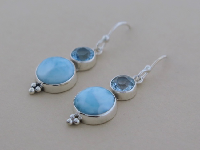 Larimar and Blue Topaz - Click Image to Close