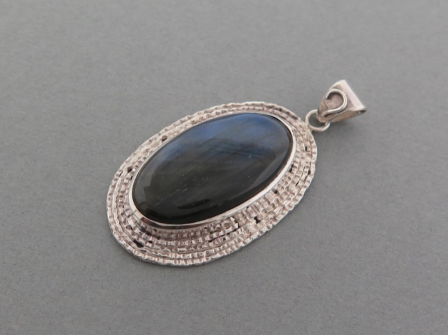 Labradorite in Sterling - Click Image to Close