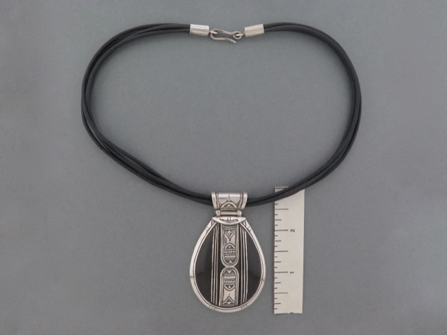 Tuareg Ebony Necklace - Click Image to Close