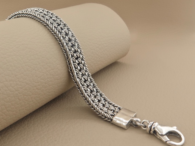 Sterling Chain Bracelet - Click Image to Close