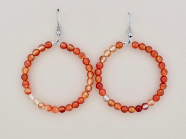 Carnelian Bead Circle - Click Image to Close