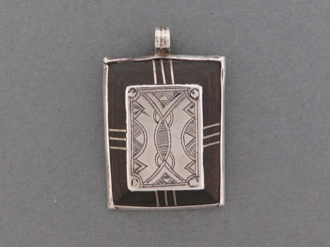 Tuareg Ebony Pendant - Click Image to Close