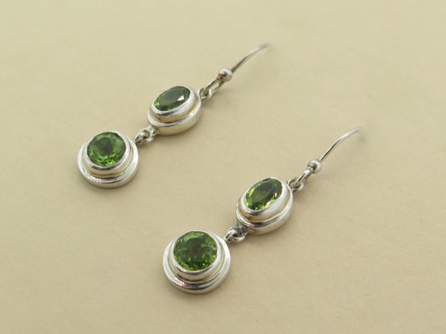 Peridot Dangles - Click Image to Close