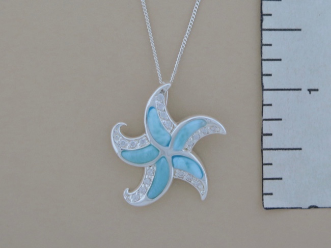 Larimar Starfish - Click Image to Close