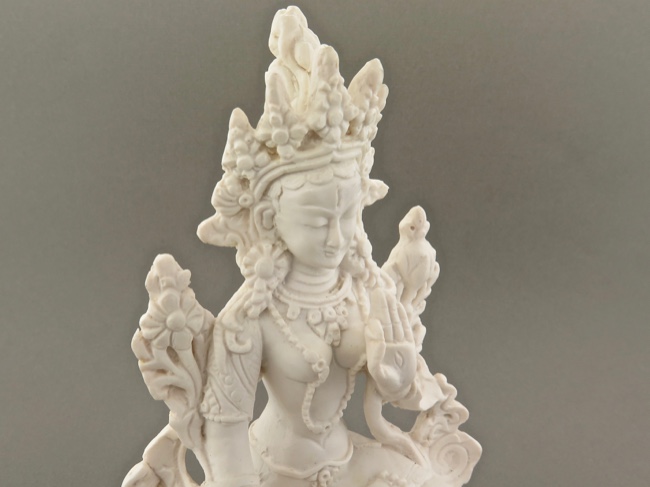 White Tara - Peaceful Compassion - Made in Nepal - Click Image to Close