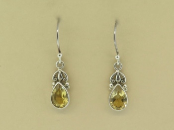 Citrine Tear Dangle