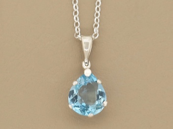 Blue Topaz Necklace