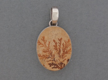 Dendrite Oval Pendant