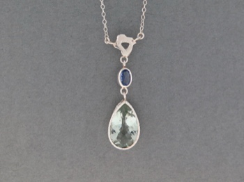 Green Amethyst Teardrop