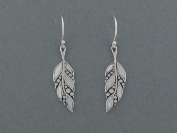 Sterling Feathers Inlaid