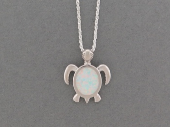 Opal Turtle Necklace