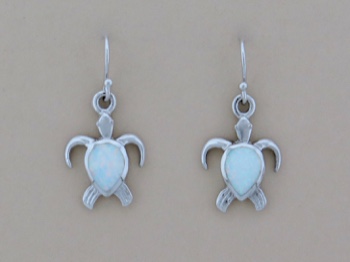 Opal Turtle Dangles