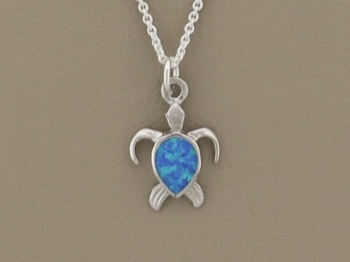 Opal Turtle Necklace