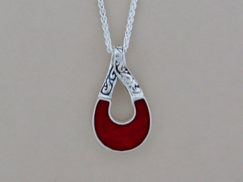 Coral Loop Necklace