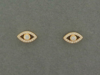 Gold Vermeil No Evil Eye