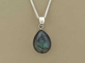 Labradorite Faceted Tear