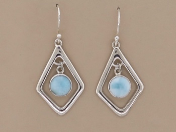 Larimar Long Dangle