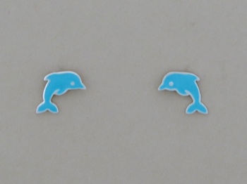 Adorable Enamel Dolphin