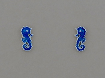 Adorable Enamel Seahorse