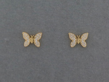 Gold Vermeil Butterflies