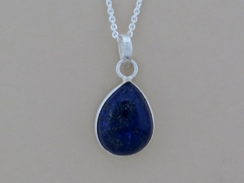 Lapis Tear Necklace