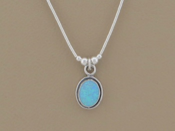 Opal Oval Necklace