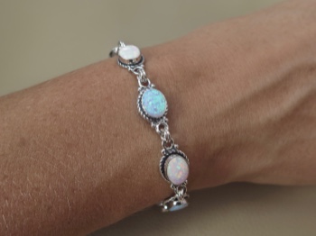 Opal Oval Bracelet