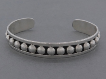 Sterling Ball Cuff