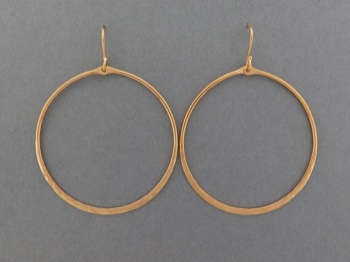 Goldplated Circle Dangles