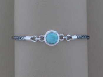 Larimar Round [597853] - $98.00 : Caravan Gallery, A Global