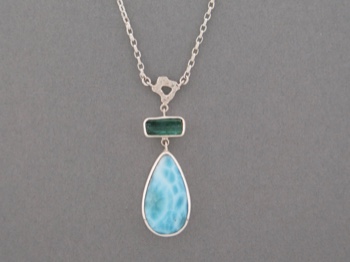Larimar and Tourmaline