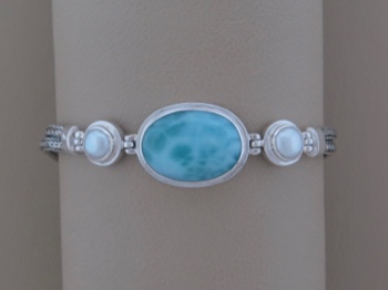 Larimar and Mabe Delight [82328] - $195.00 : Caravan Gallery, A Global  Collection of Unique Exotic Gifts & Jewelery