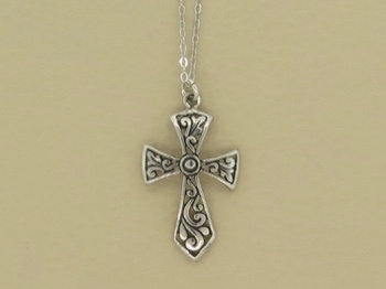 Cross Necklace Sterling